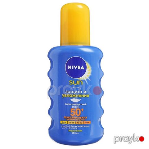 Günəşdən qorunma üçün sprey Nivea Sun SPF50+, 200 ml — Bakı