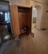 İkiqapılı divara quraşdırılan dəhliz şkafı - Material: ağac (təbii — Seymur
