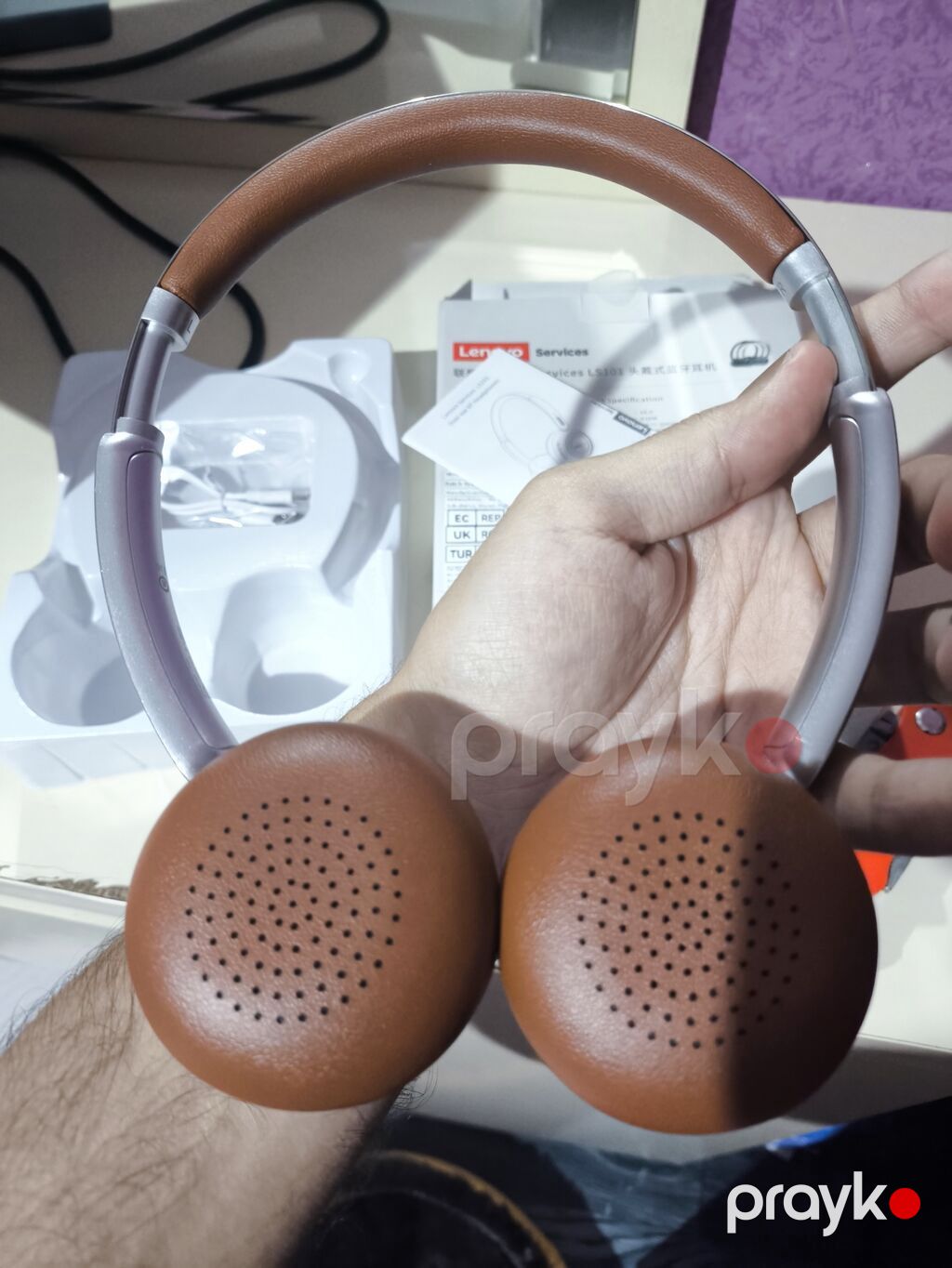 Yeni Simsiz (Bluetooth) Qulaqcıqlar, Lenovo, rəng - Gümüşü — Qulaqcıqlar, Bakı (6)