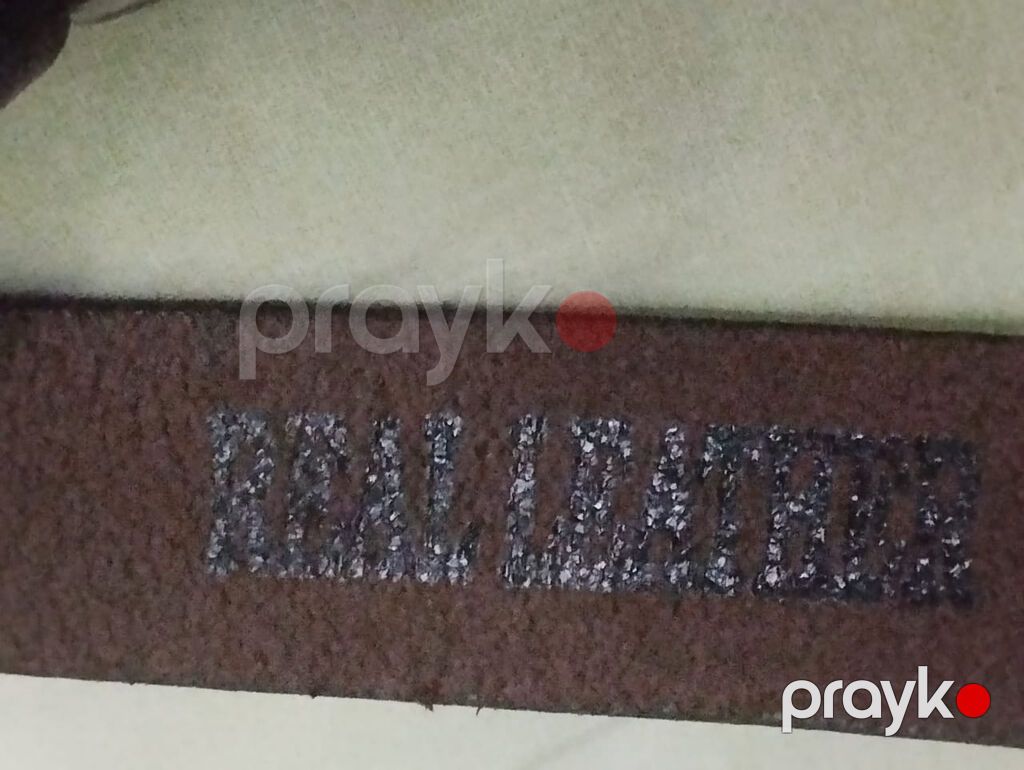 Продам мужской ремень «Real Leather». Пару раз надевался — Kəmər, Bakı (2)