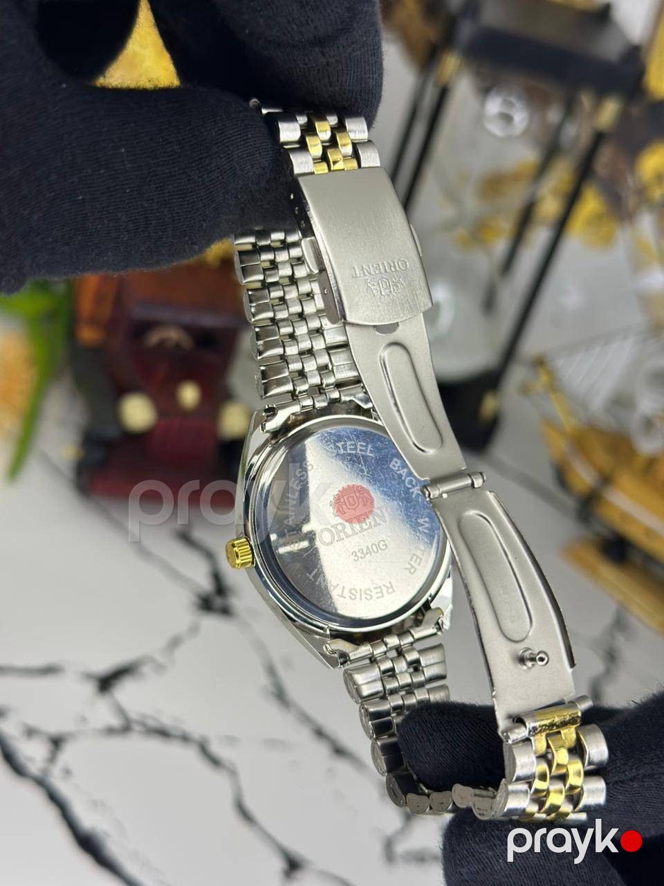 Kişilər üçün qol saatı TCS_3158 Gold-Silver/Gray — Mallar, Bakı (2)