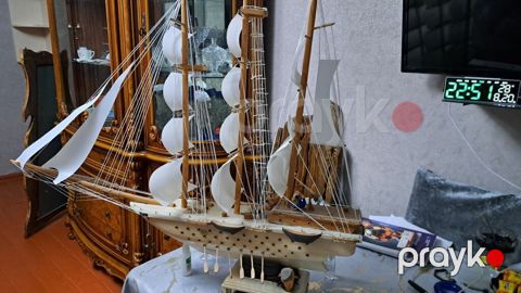 Taxta yelkənli gəmi maketi temiz el isidir real aliciya endirim — Sumqayıt