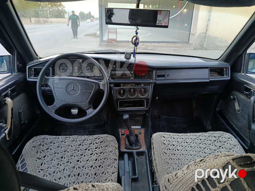 Mercedes 190, 2.0 L, 1990 il, 201 245 km — Avtomobillər, Bərdə (8)