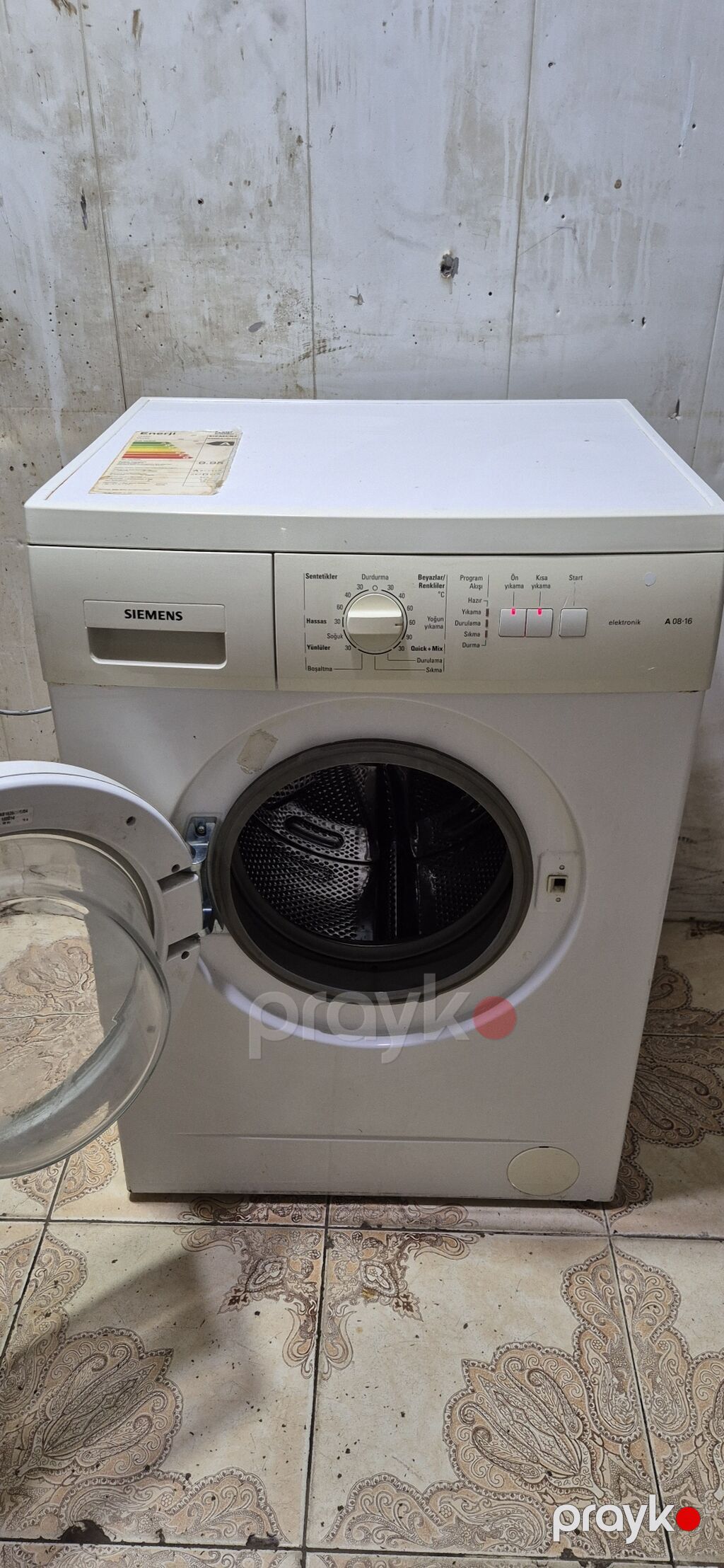 Paltaryuyan maşın Siemens, 6 kq, İşlənmiş, Avtomat, Qurutma var, Ödənişli çatdırılma — Çamaşır maşınları, Bakı (2)