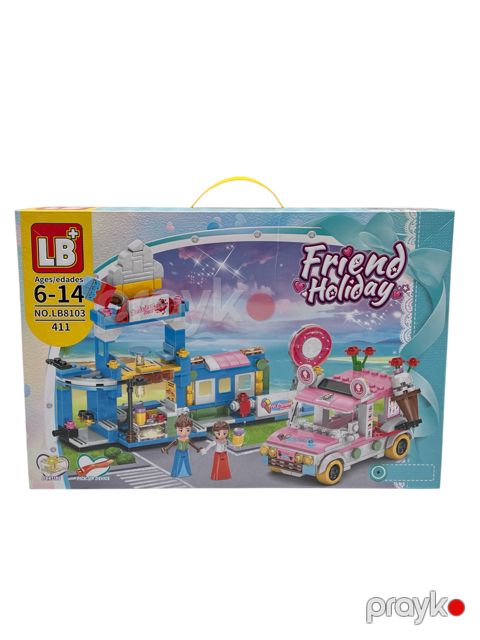 Konstruktor Friend Holiday, plastik, 411 element, 6 yaş — Bakı