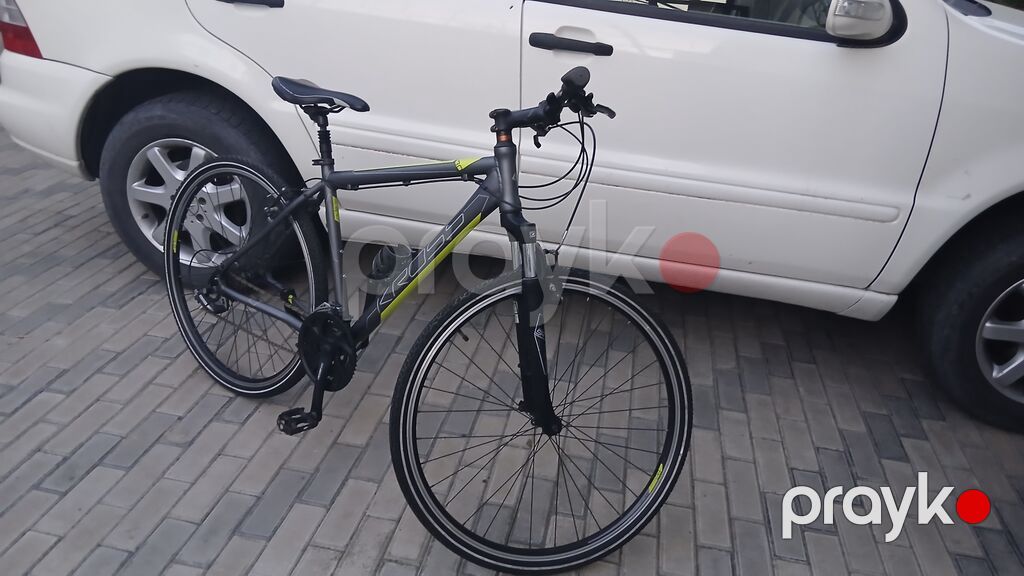 Kross Evado 3.0 hibrid velosipedi - Çərçivə: yüngül alüminium, daxili — Yol velosipedləri, Mehdiabad (10)