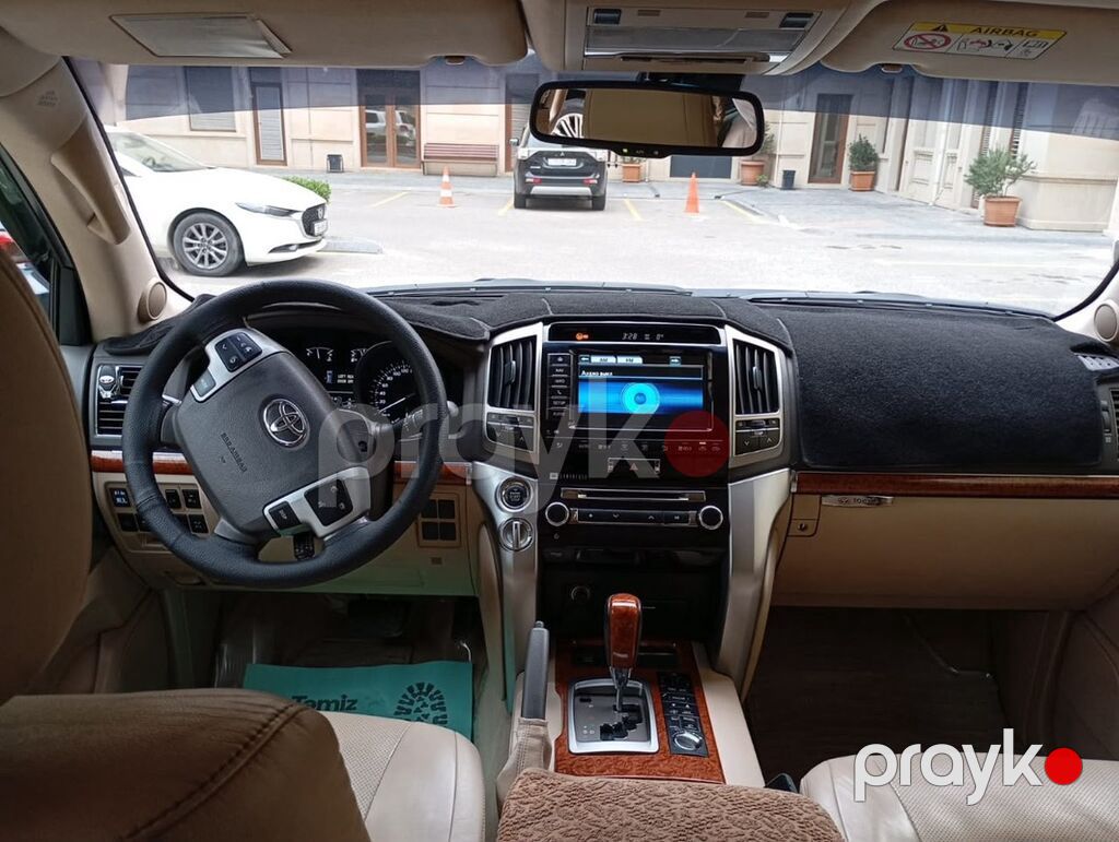 Toyota Land Cruiser 200, ağ rəng, tam ölçülü SUV. Xüsusiyyətlər və — Avtomobillər, Bakı (5)