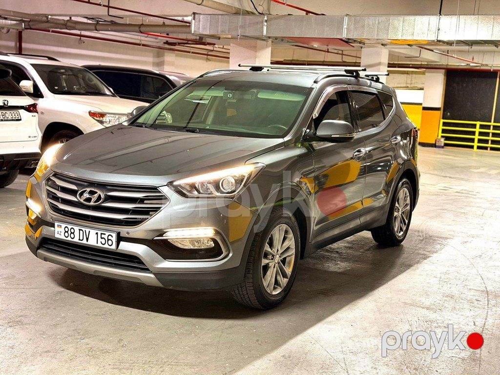 Hyundai Santa Fe, 2.0 L, 2017 il, 231 000 km — Avtomobillər, Bakı (3)