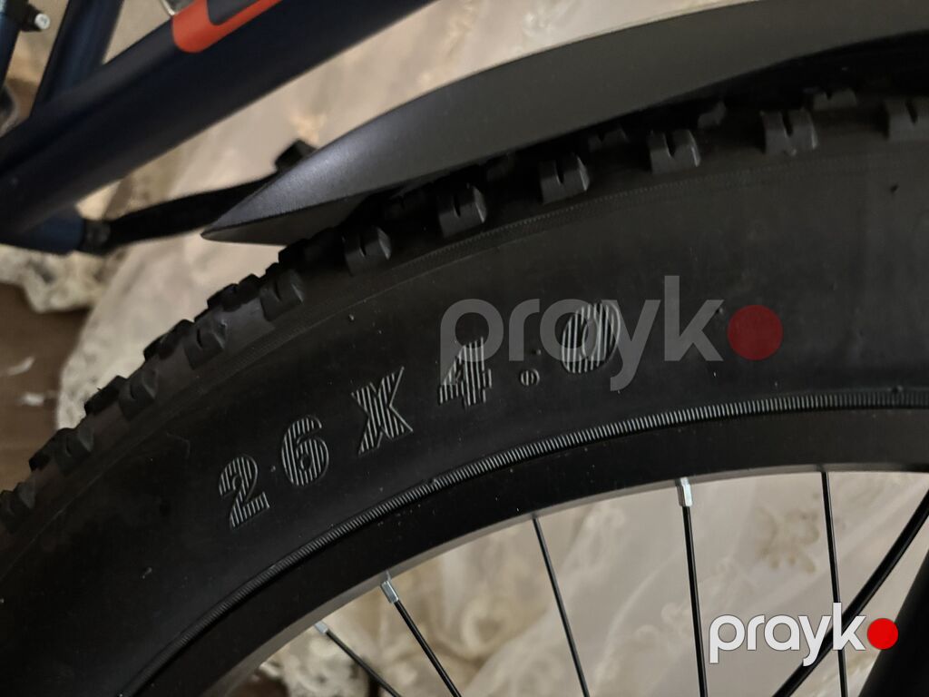 Lanq Vulkaron fat-bike velosiped - Çərçivə: alüminium alaşımlı, mavi — Velosipedlər, Xırdalan (3)