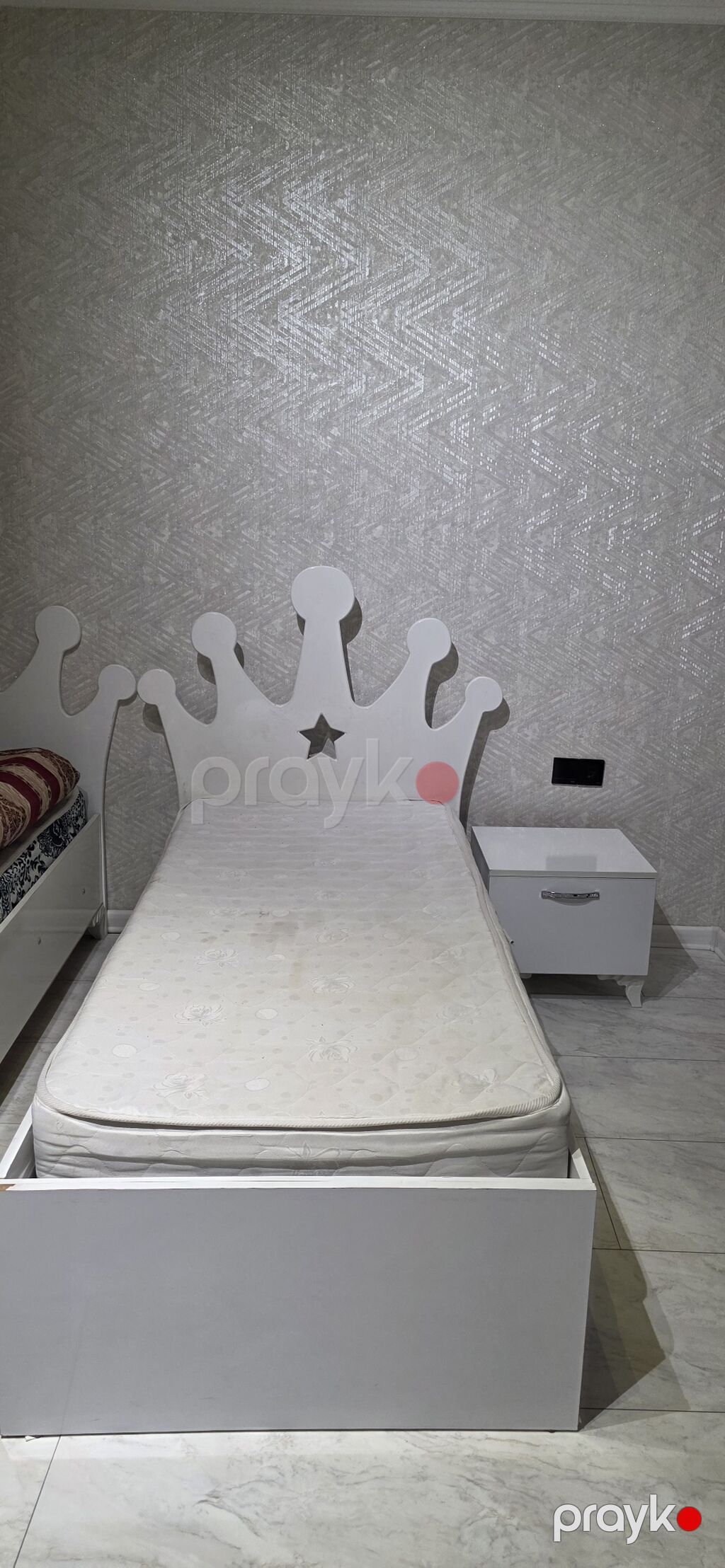 Oğlan və qız üçün, İşlənmiş, 2 təknəfərlik çarpayı, Dolab, 2 tumba — Uşaq mebeli dəstləri, Bakı (5)
