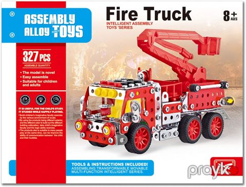 Metal konstruktor Fire Engine 6768, 327 element, 8+ — Bakı