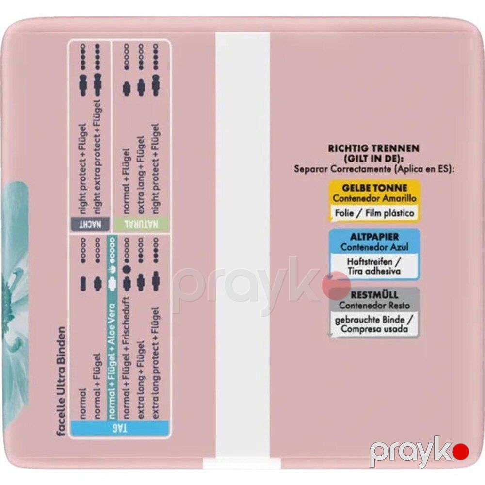 Gigiyenik bezlər Facelle Ultra Normal+Aloe Vera, 16 əd — Mallar, Bakı (2)