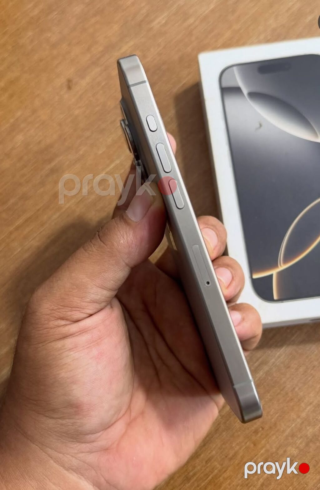 IPhone 15 Pro, 256 GB, Natural Titanium, Zəmanət, Simsiz şarj, Face ID — Apple iPhone, Digah (2)