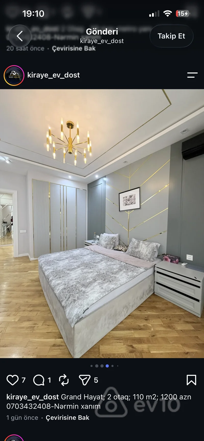 2 otaqlı mənzil, 110 m², Tblisi pr — kirayə — Mənzil, Bakı (3)