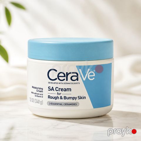 Üz kremi No brand, CeraVe SA, 340 ml, Nəmləndirici, yumşaldıcı, hamarlaşdırıcı, kobud və nahamar dərinin görünüşünü yaxşılaşdırmağa kömək edir, Salisil turşusu, 3 əsas seramid, Vitamin D — Bakı