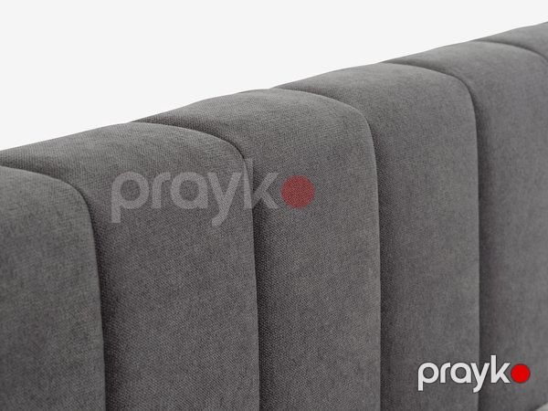 Bir yarımlıq çarpayı Jysk Haslev, parça, boz, 120x200 sm — Mallar, Bakı (3)