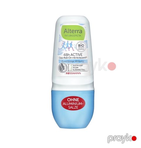Dezodorant Alterra 48h Active Roll-On 50 ml — Bakı