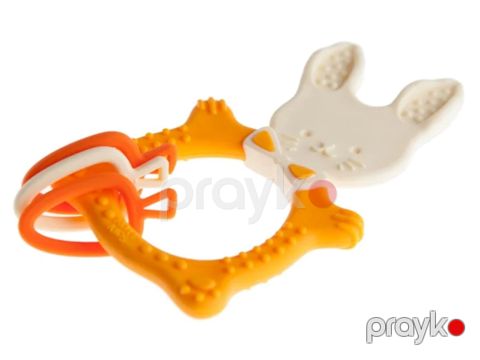 Diş çıxaran oyuncaq Roxy Kids RBT-001MU, narıncı — Bakı
