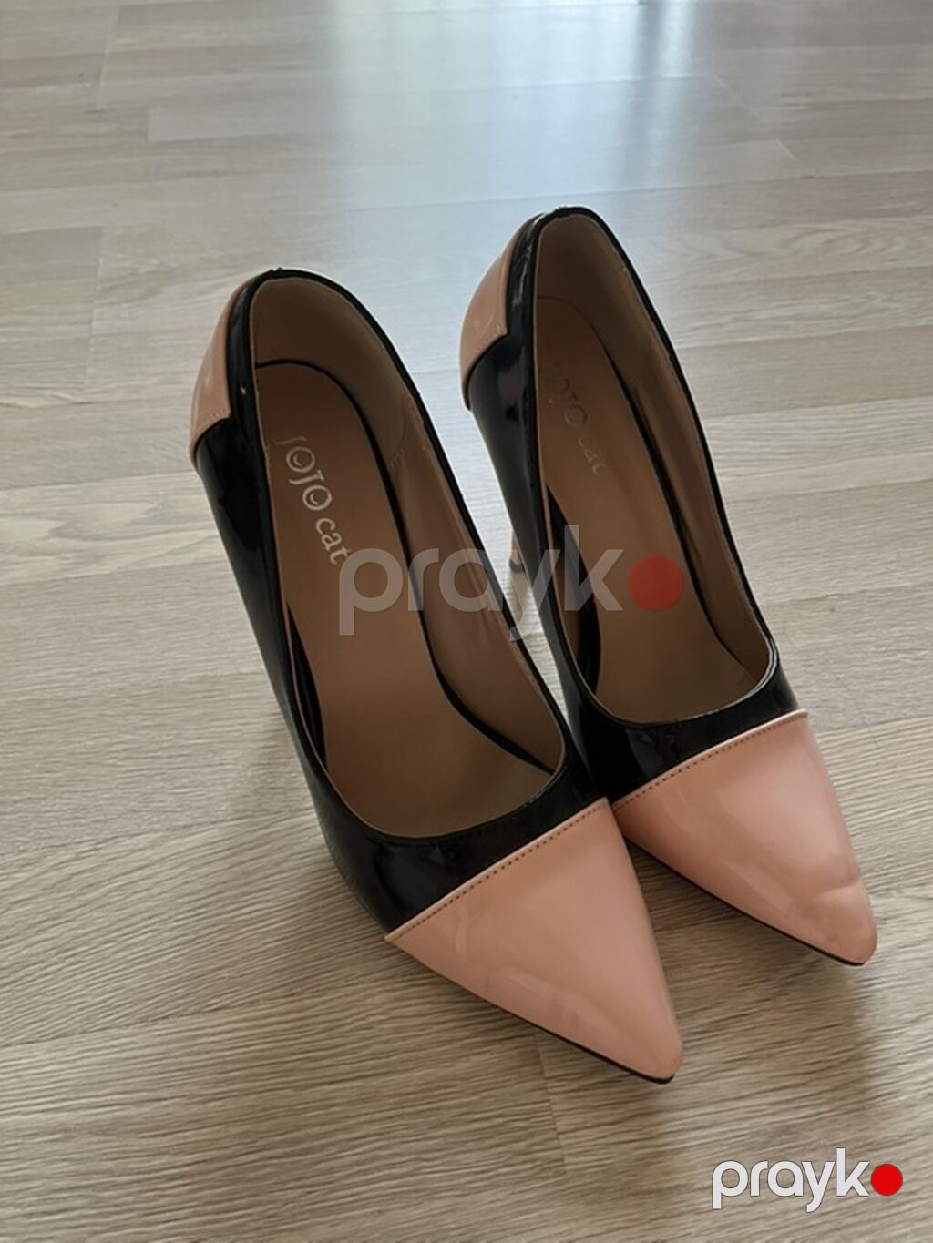 Brend: Jojo Cat Model: Qadın stiletto nasos Rəng: Çəhrayı uclu və — Tufl, Novxanı (4)