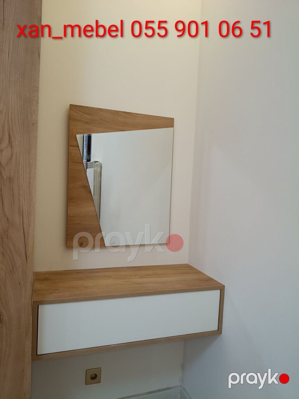 Ağ rəngli komod dəsti – müasir minimal dizayn Məhsul təsviri: - 4–5 — Komodlar və tumbalı, Bakı (6)