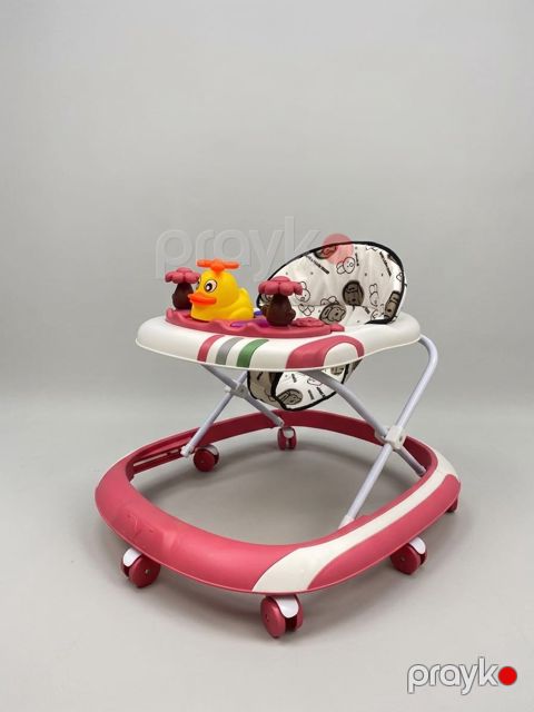 Yerimə arabası MiniGo N-810Y-3, çəhrayı, 6-18 ay — Bakı