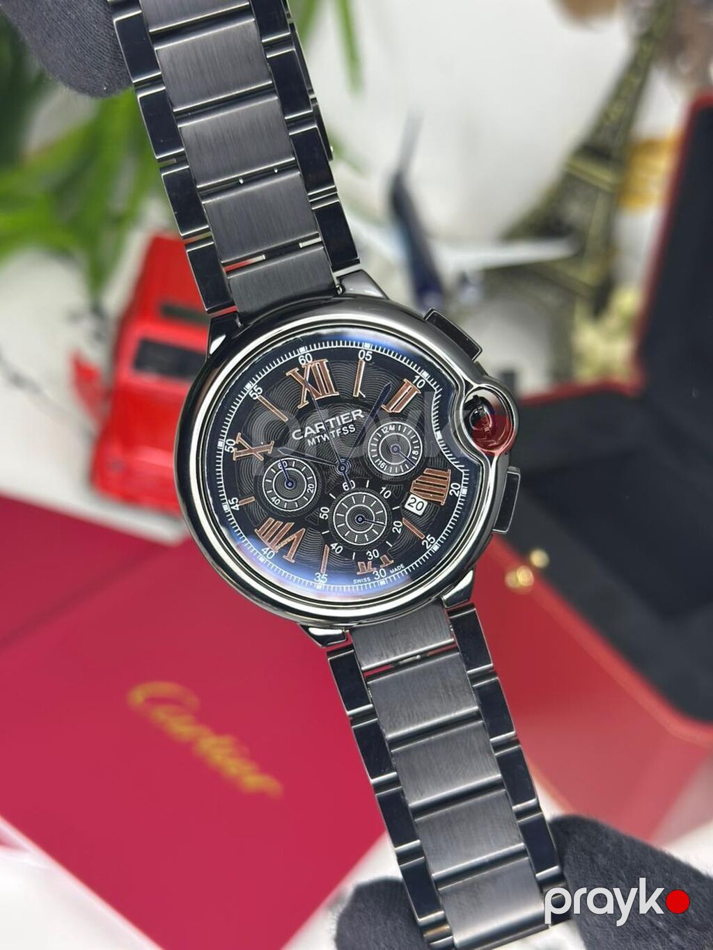 Cartier üslubunda metal qol saatı *ŞOK Endirim* Kişi qol saatı — Qol saatları, Bakı (2)