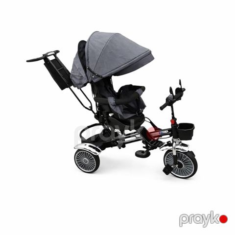 Uşaq üçtəkərli velosiped X5 Boz — Bakı