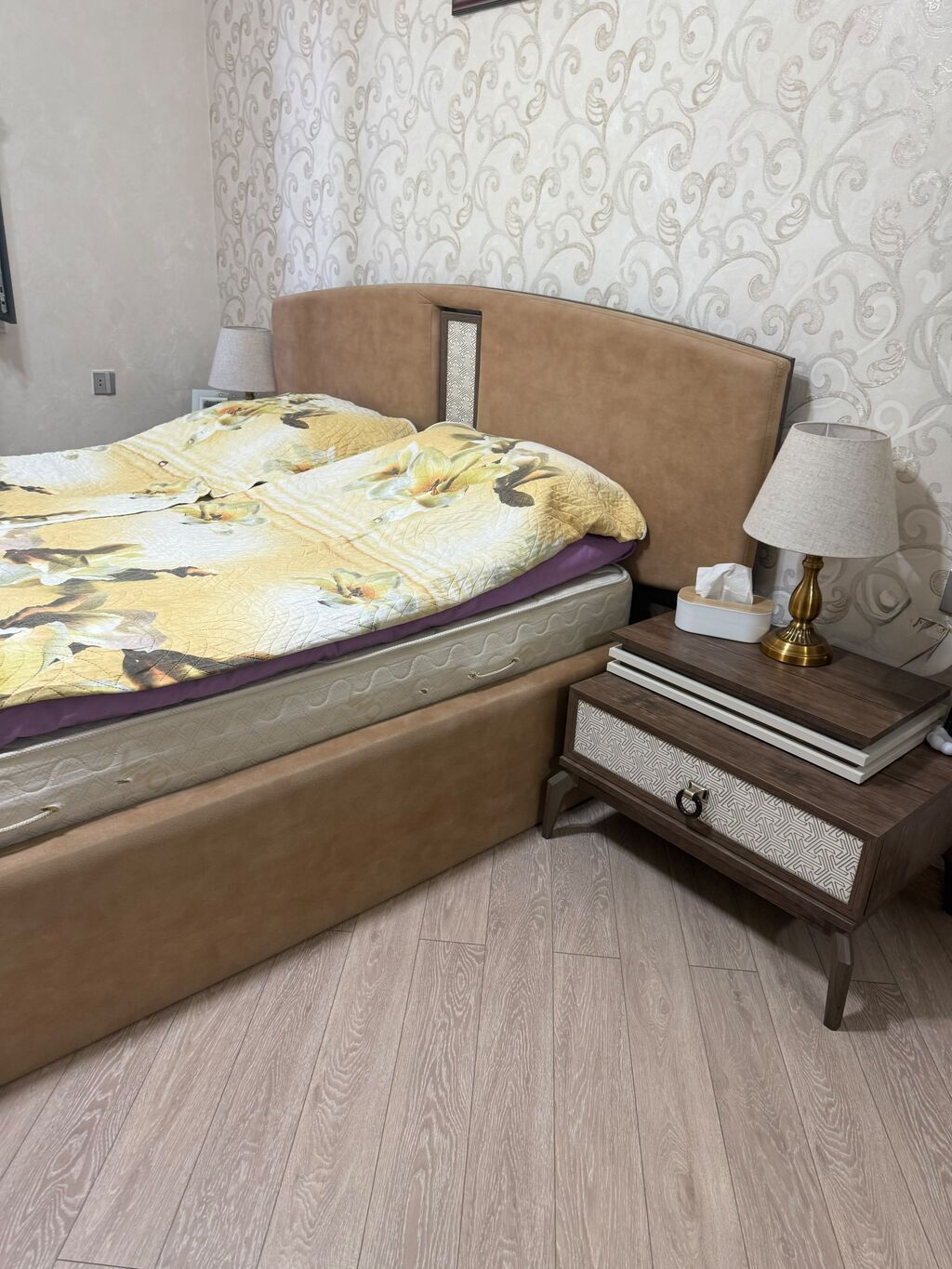 Türkiyə istehsalı yataq mebeli 700 Azn. Taxtın bazası var. Matras — Yataq otağı mobilya dəstləri, Digah (5)