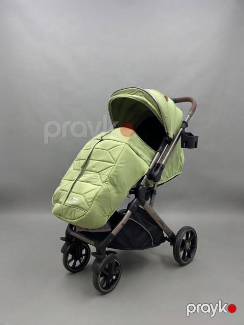 Uşaq arabası N-6600F, 0-4 yaş, açıq yaşıl — Bakı