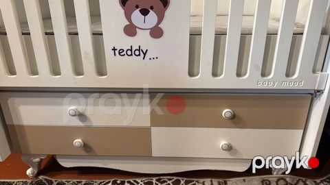 Uşaq beşiyi – Baby Mood “Teddy” modeli - Rəng: krem/ağ və bej tonları — Bakı