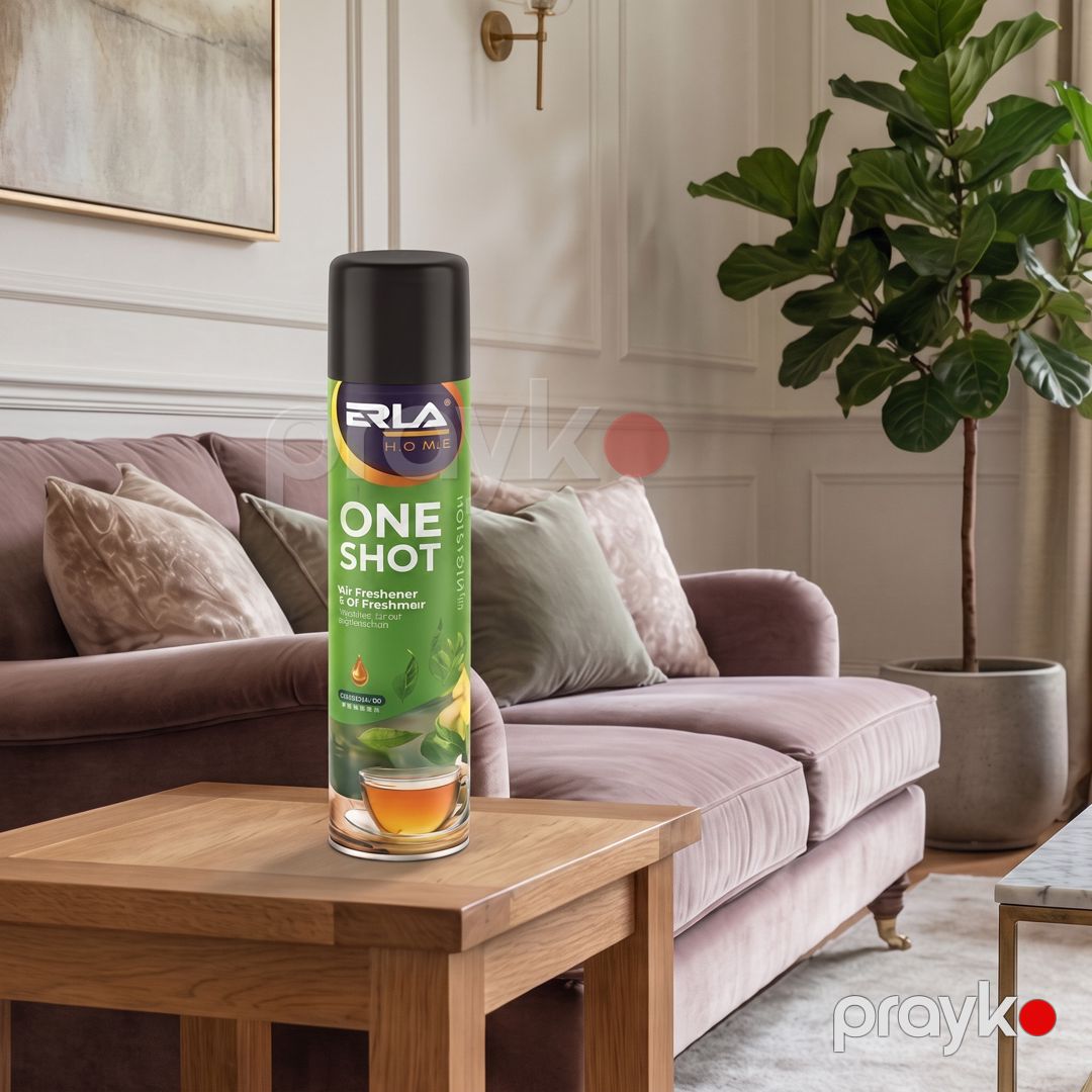 Təravətləndirici Erla One Shot Green Tea, aerozol, 600 ml — Mallar, Bakı (2)