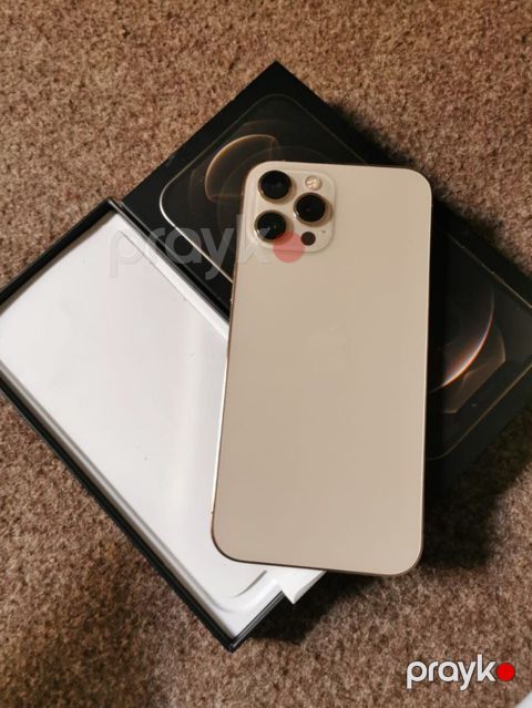 IPhone 12 Pro Max, 256 GB, Matte Gold, Zəmanət, Simsiz şarj, Face ID — Bakı