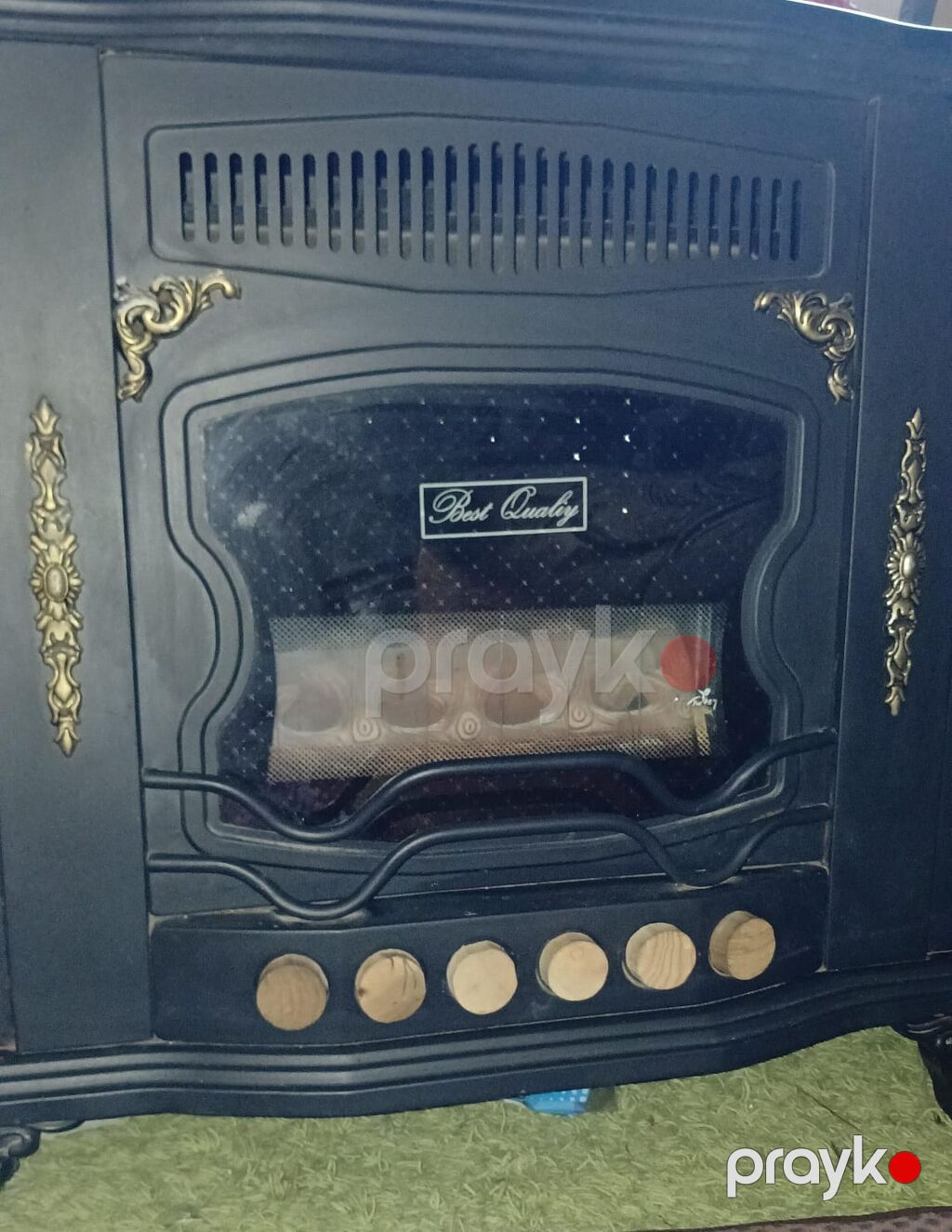 Qaz sobası/kamin tipli istilik aparatı - Dekorativ “Best Quality” — Kaminlər, Digah (2)