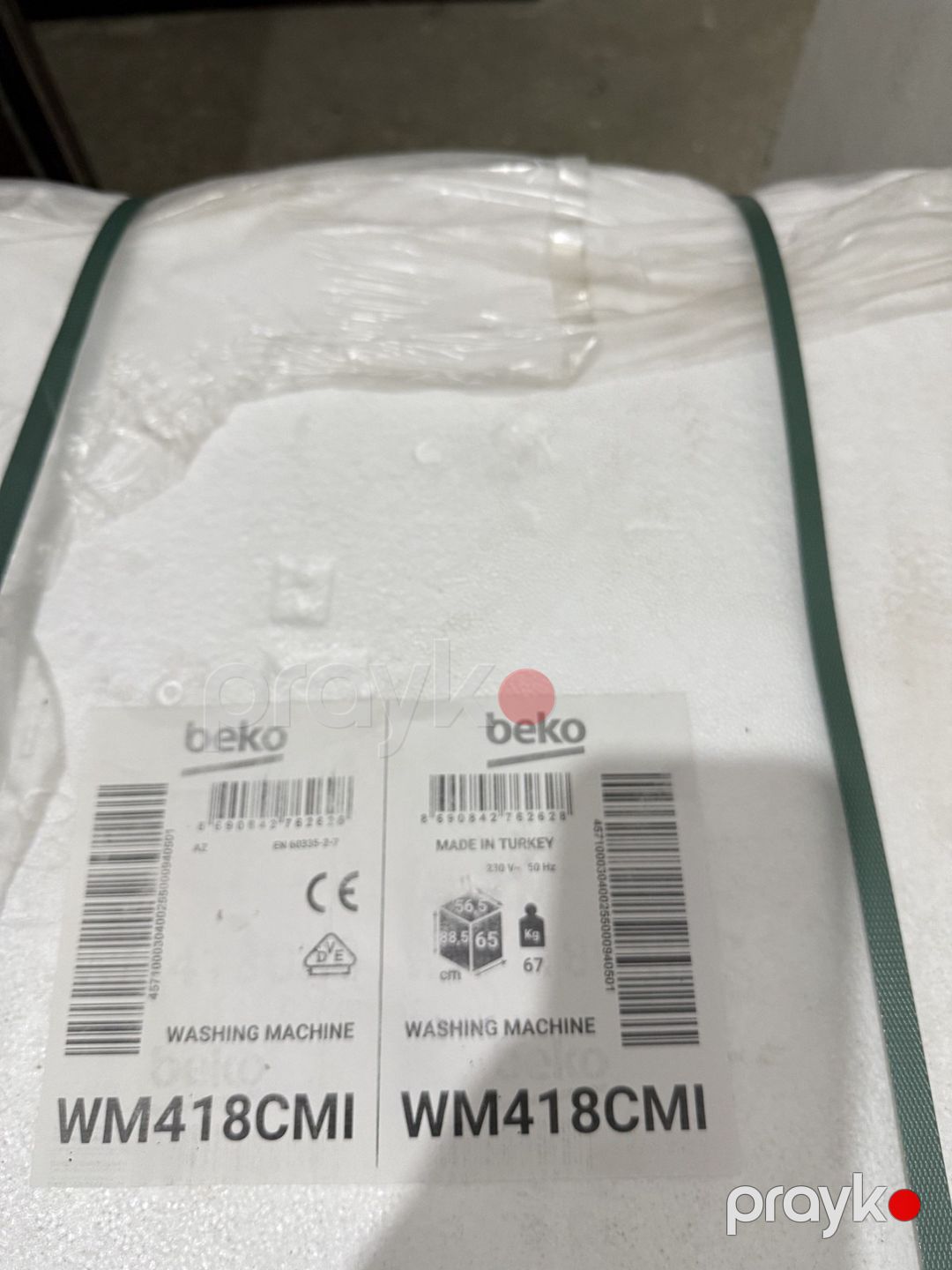 Paltaryuyan Beko WM418CMI 8 kg — Ev texnikası, Bakı (2)