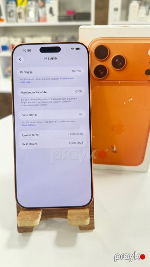 Apple iPhone 17 Pro Max Cosmic Orange 256GB/12GB — Bakı