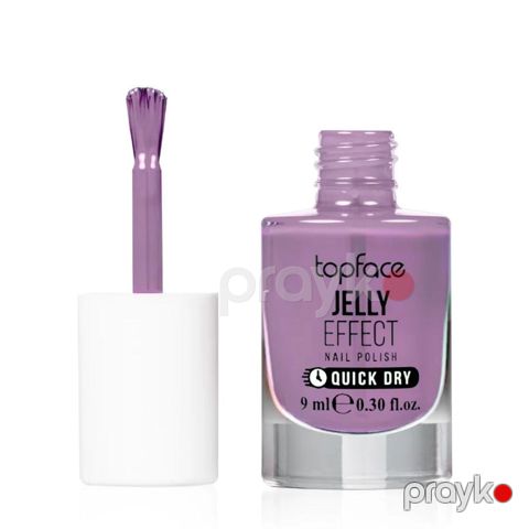 Dırnaq boyası Topface Jelly Effect PT110 014 9 ml Yarı-şəffaf Coral — Bakı