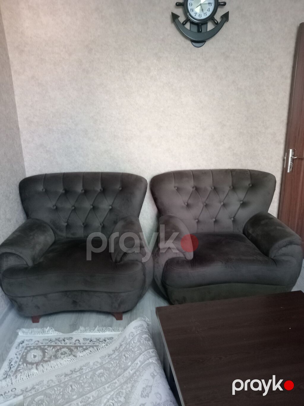 İşlənmiş, Kreslo, Vеlur parça — Kreslolar, Bakı (2)