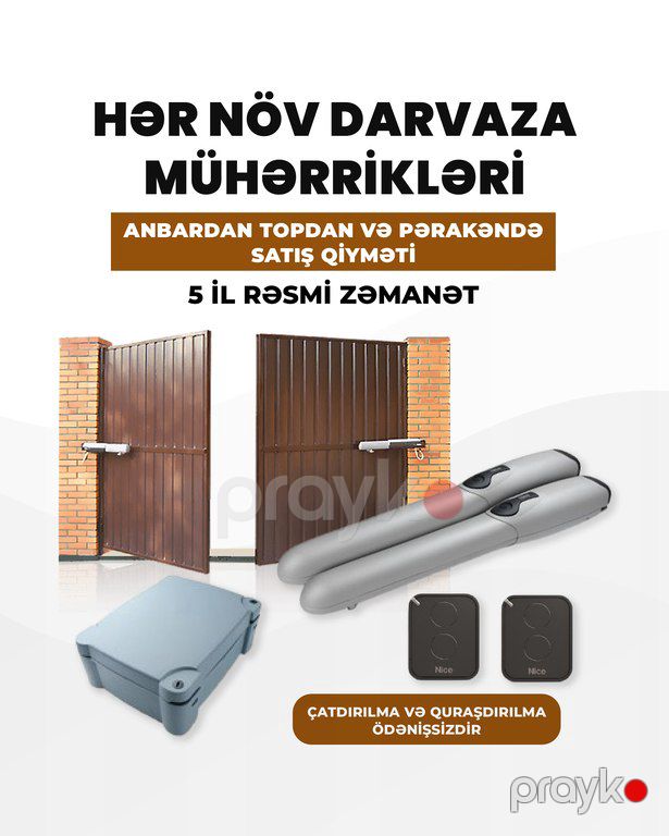 Avtomatik qapı mühərrikləri — Təmir və inşaat, Bakı (3)