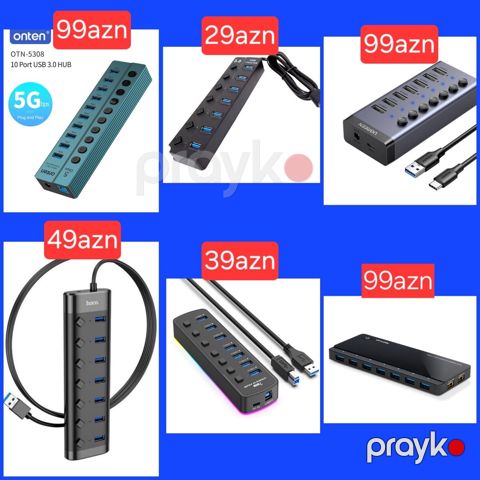 USB çoxaldıcı hub "Ugreen Onten Hoco" — Bakı