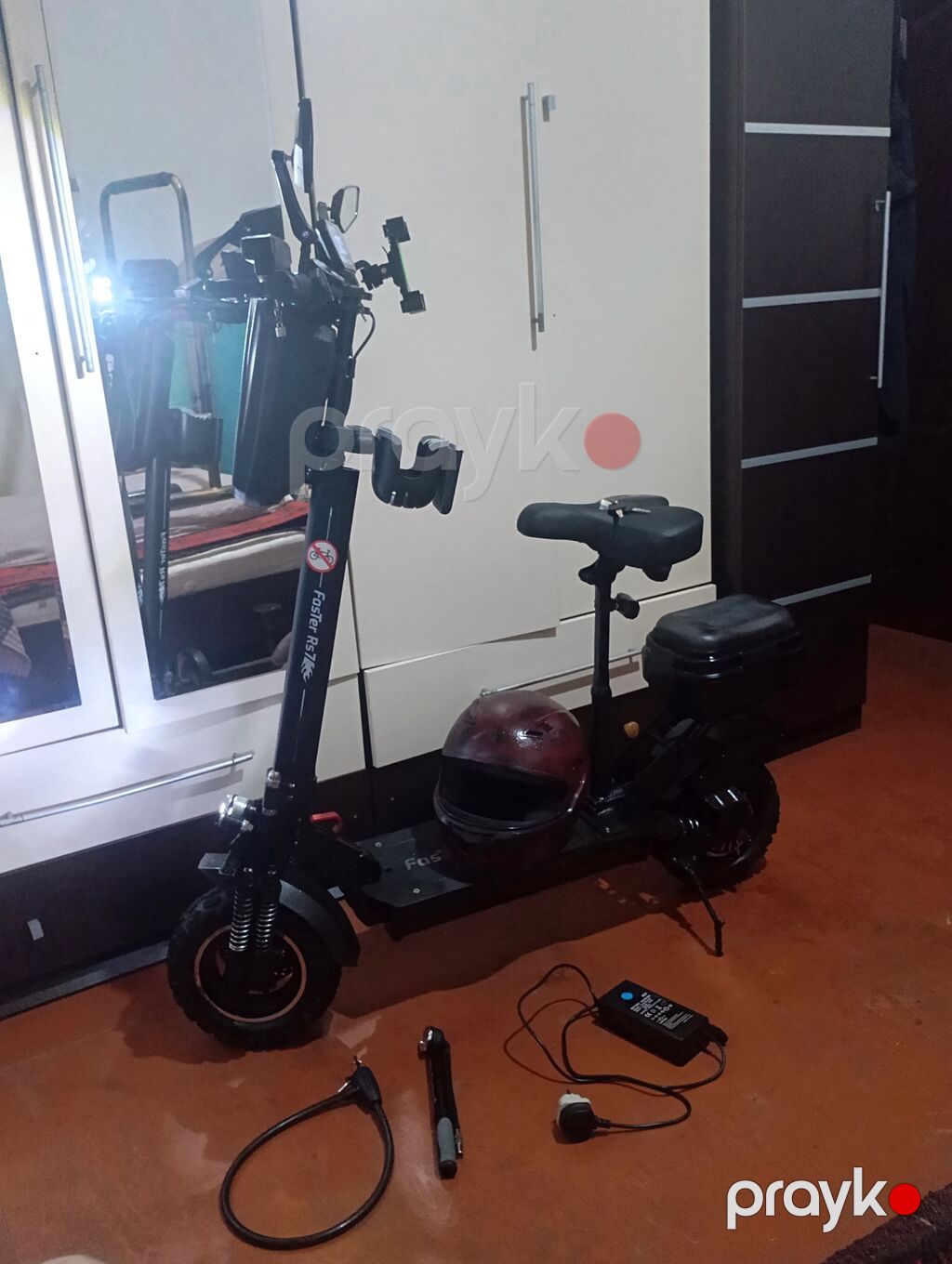 Elektrik skuter – güclü off-road təkərlər və oturacaqlı komplekt — Skuterlər, Digah (10)