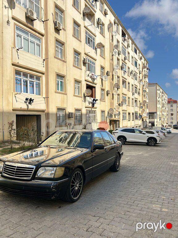 Mercedes S 320, 3.2 L, 1998 il, 214 300 km — Avtomobillər, Bakı (4)