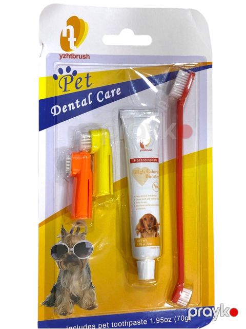 İtlər üçün dişlərə qulluq dəsti WS_522141, 4 parça — Bakı
