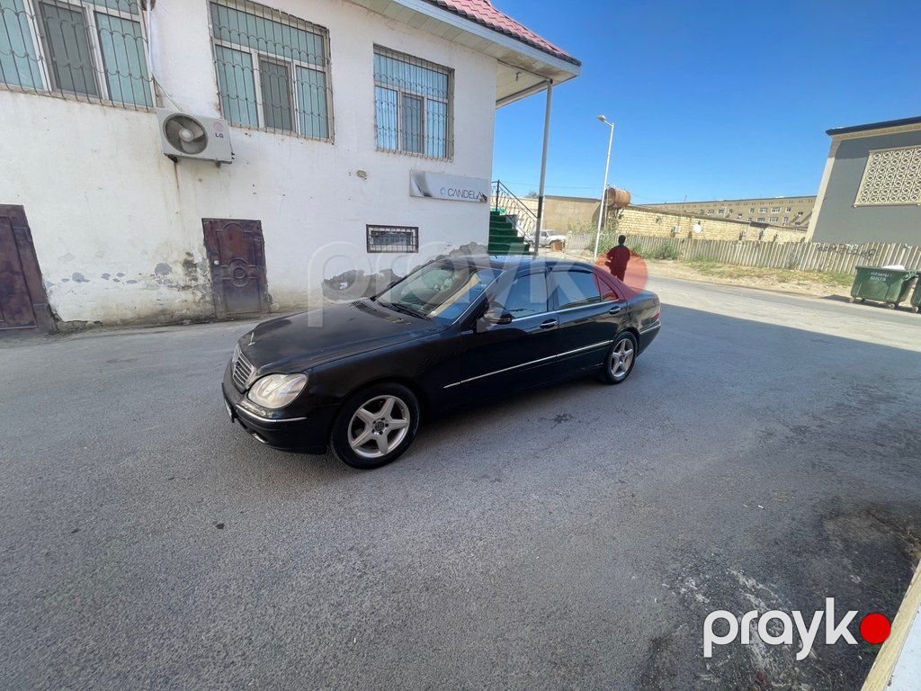 Mercedes S 320, 3.2 L, 1999 il, 311 000 km — Avtomobillər, Bakı (6)