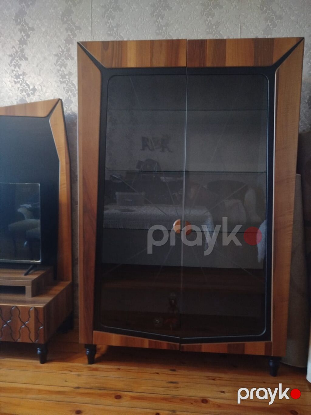 Qonaq otağı mebel dəsti televizorsuz Tərkibi: - TV stendi: geniş üst — Qonaq otağı üçün, Bakı (3)