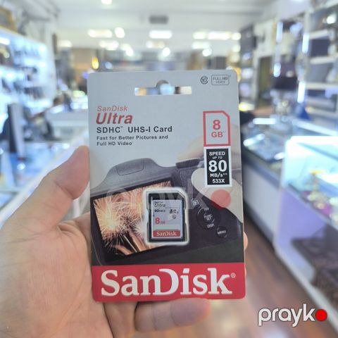 SD kart Sandisk 8GB — Bakı