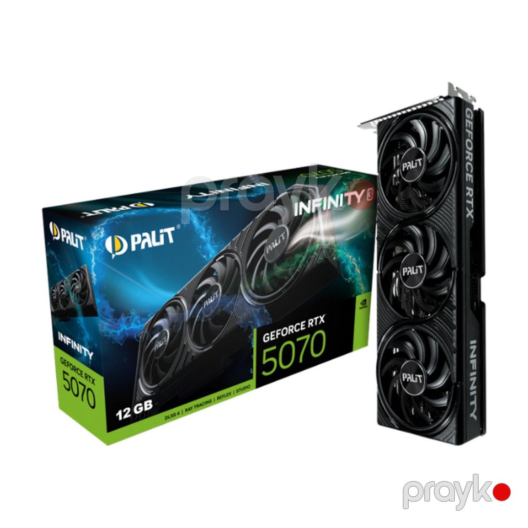 Palit GeForce RTX 5070 Infinity 3 12GB (NE75070019K9-GB2050S) — Kompüterlər və noutbuklar, Bakı (2)