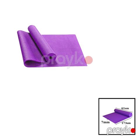 Yoqa üçün mat TPE Yoga Mat 173x61x0.7 sm, bənövşəyi — Bakı