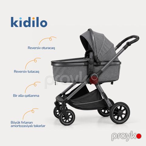 Uşaq arabası Kidilo, AB6, Yenidoğulan, 20 kq, Transformer — Bakı
