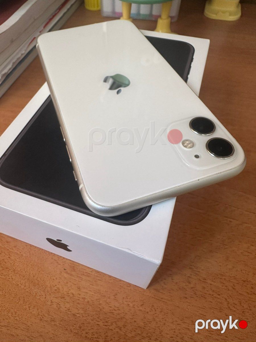 Apple iPhone 11 White 64GB/4GB — Smartfonlar, Bakı (2)