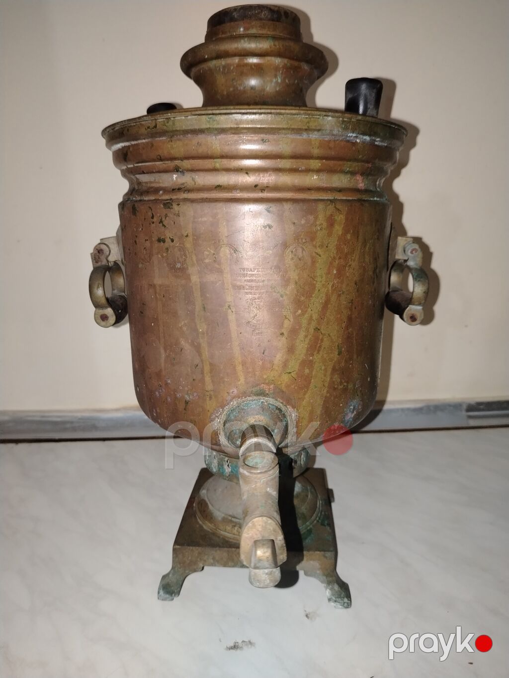 Antik mis samovar – 1898 Ciddi alıcılarla qiymət salına bilər Bataşev — Digər, Kürdəmir (2)